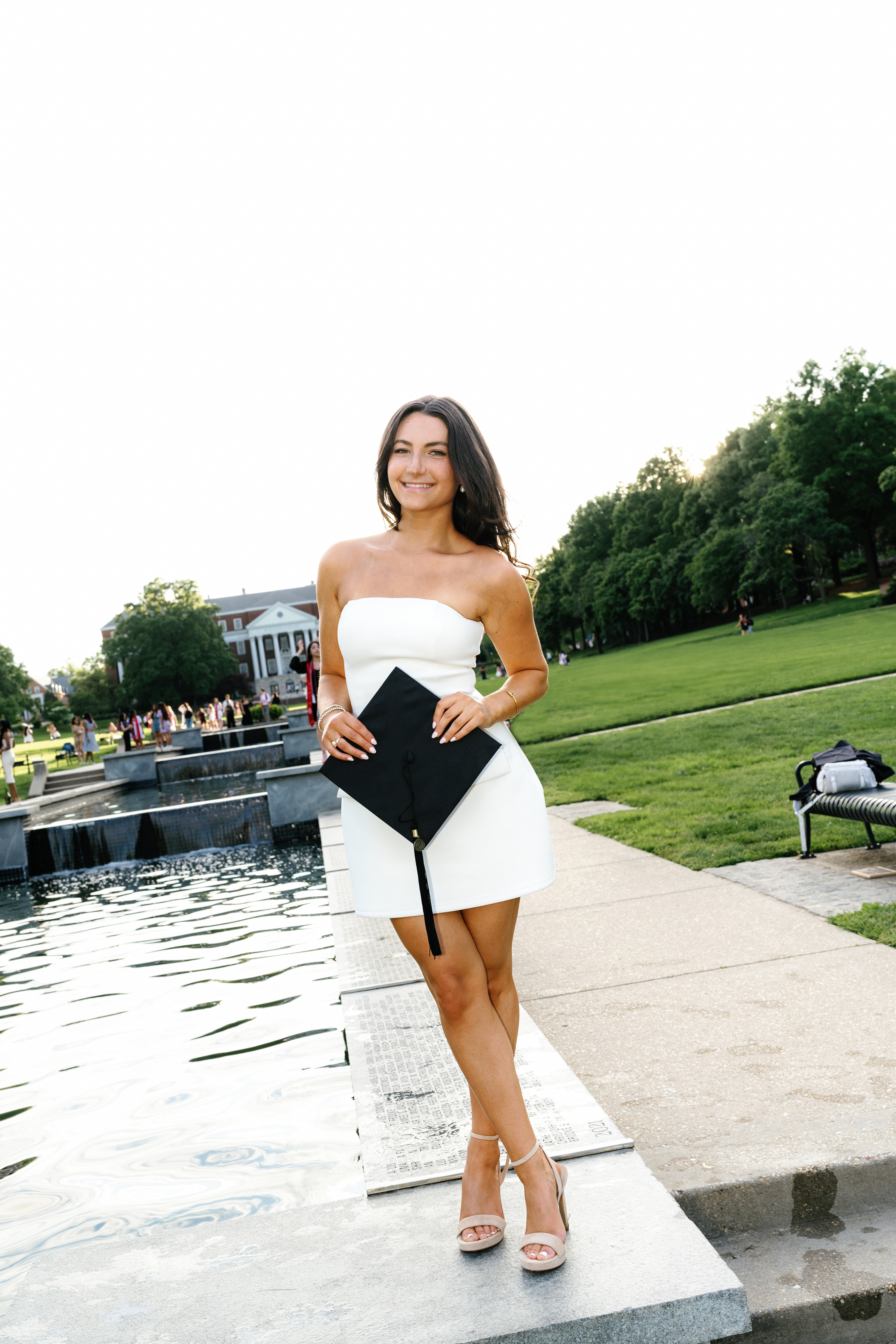 Spring University of Maryland Tri Delta Senior Session Graduation Photographer