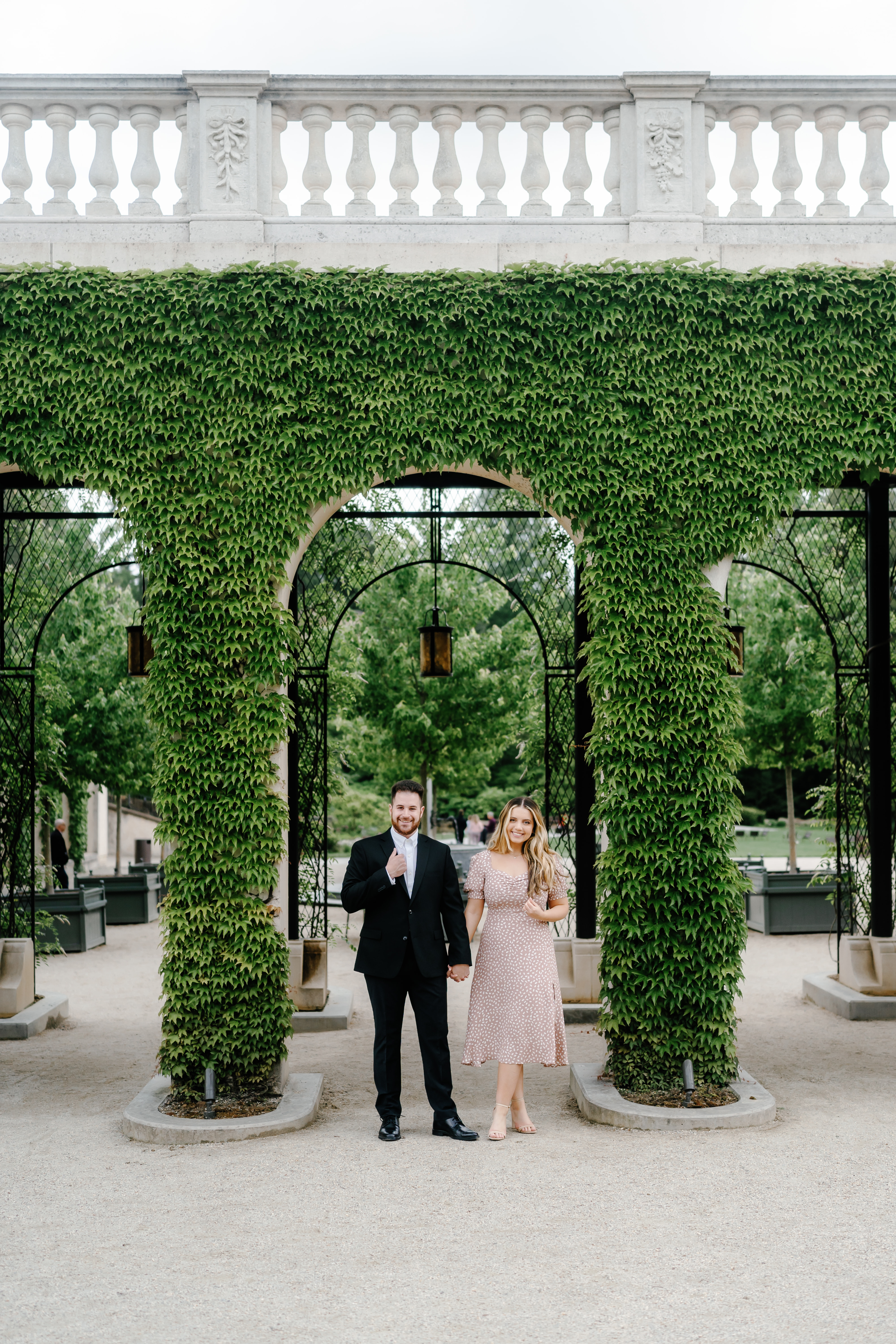 Spring Longwood Gardens Engagement Session Pennsylvania Wedding Photographer