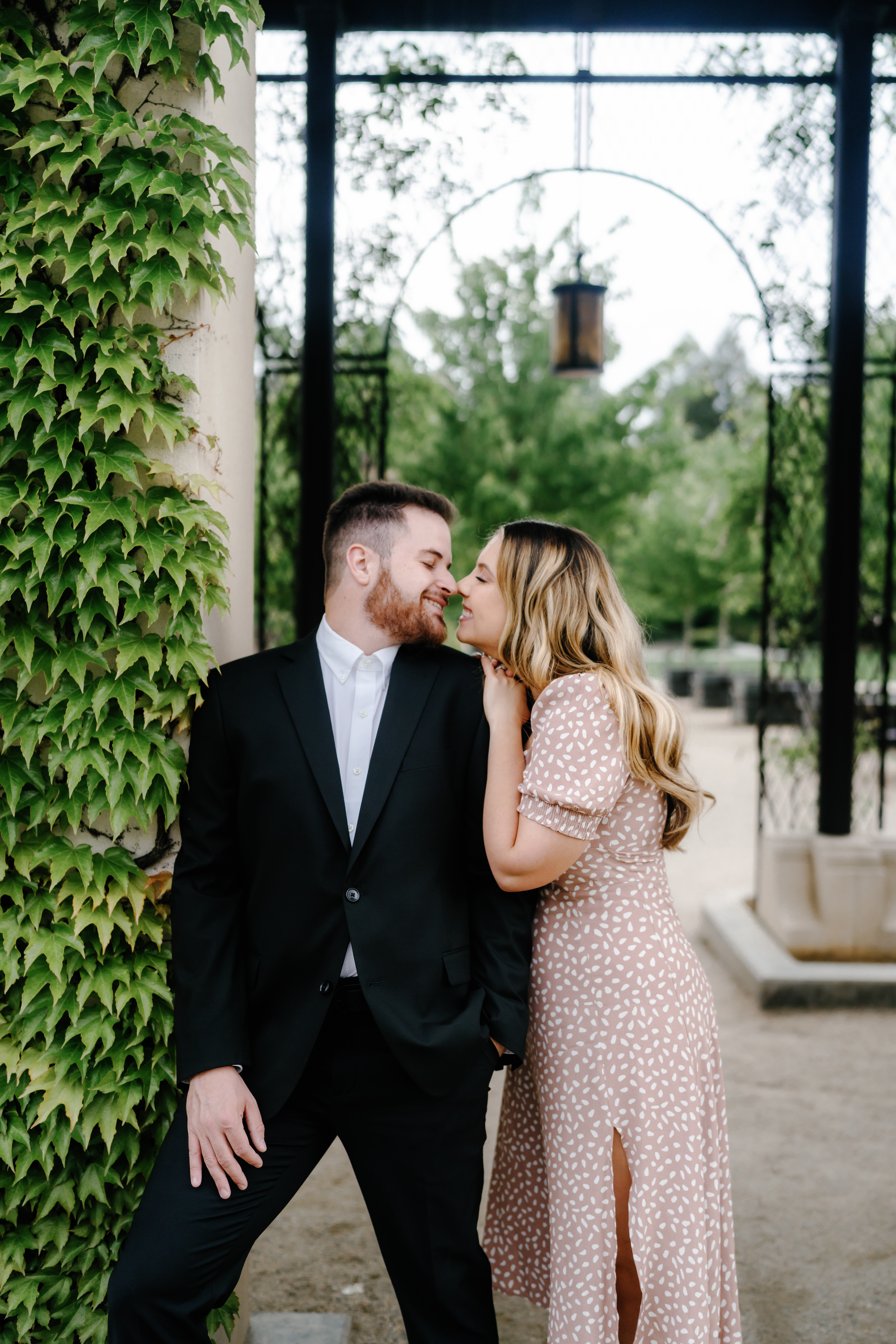 Spring Longwood Gardens Engagement Session Pennsylvania Wedding Photographer