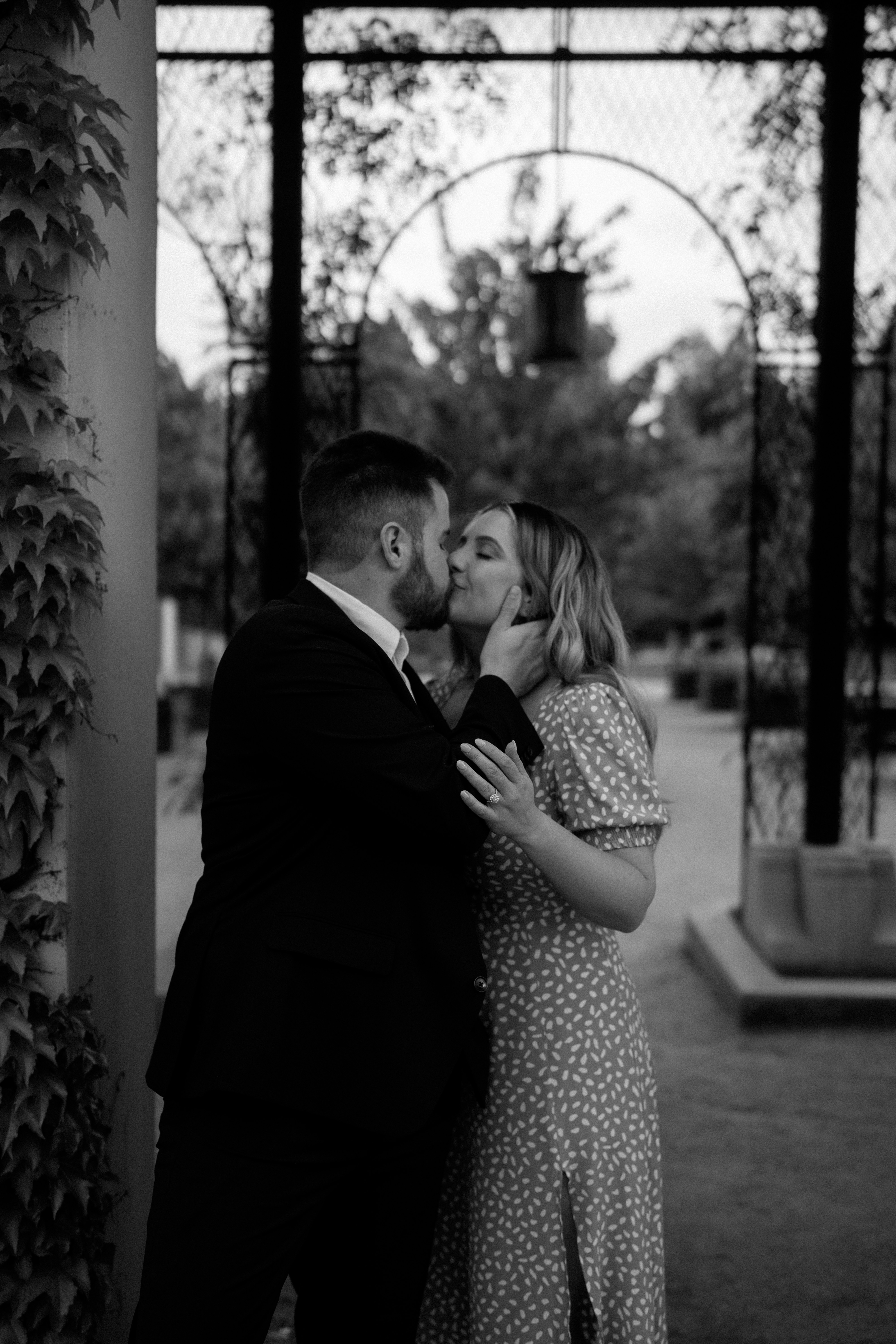 Spring Longwood Gardens Engagement Session Pennsylvania Wedding Photographer