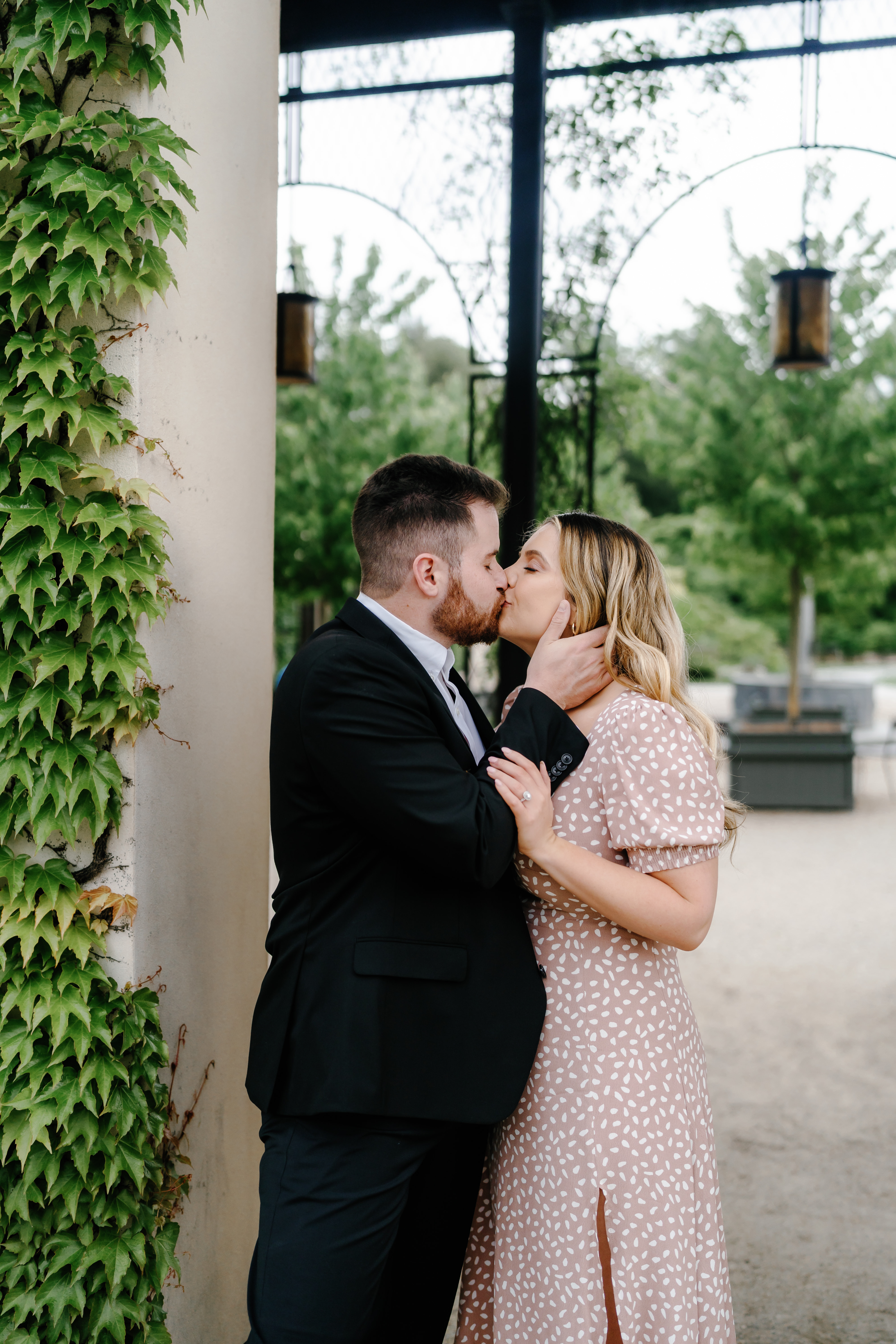 Spring Longwood Gardens Engagement Session Pennsylvania Wedding Photographer