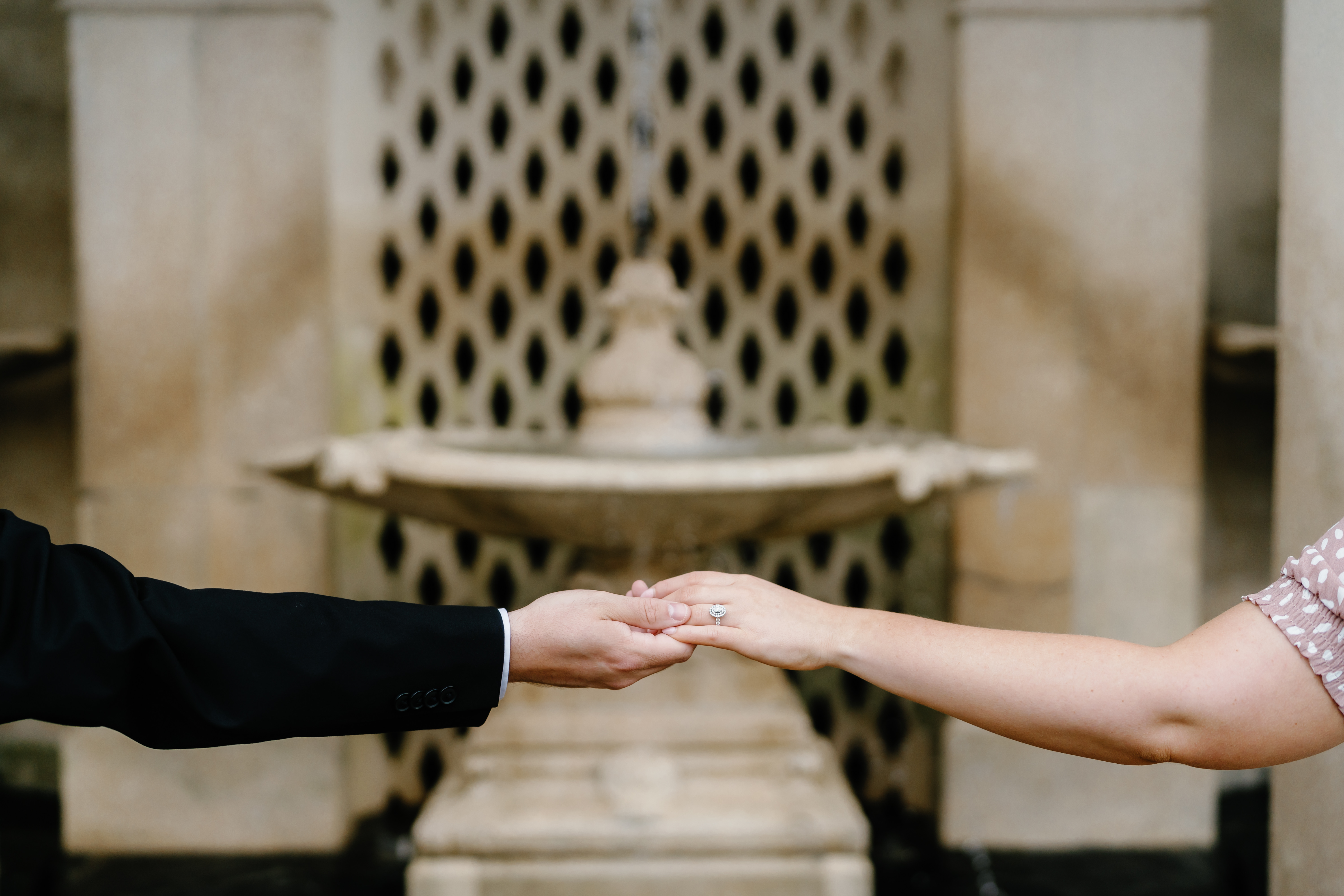 Spring Longwood Gardens Engagement Session Pennsylvania Wedding Photographer