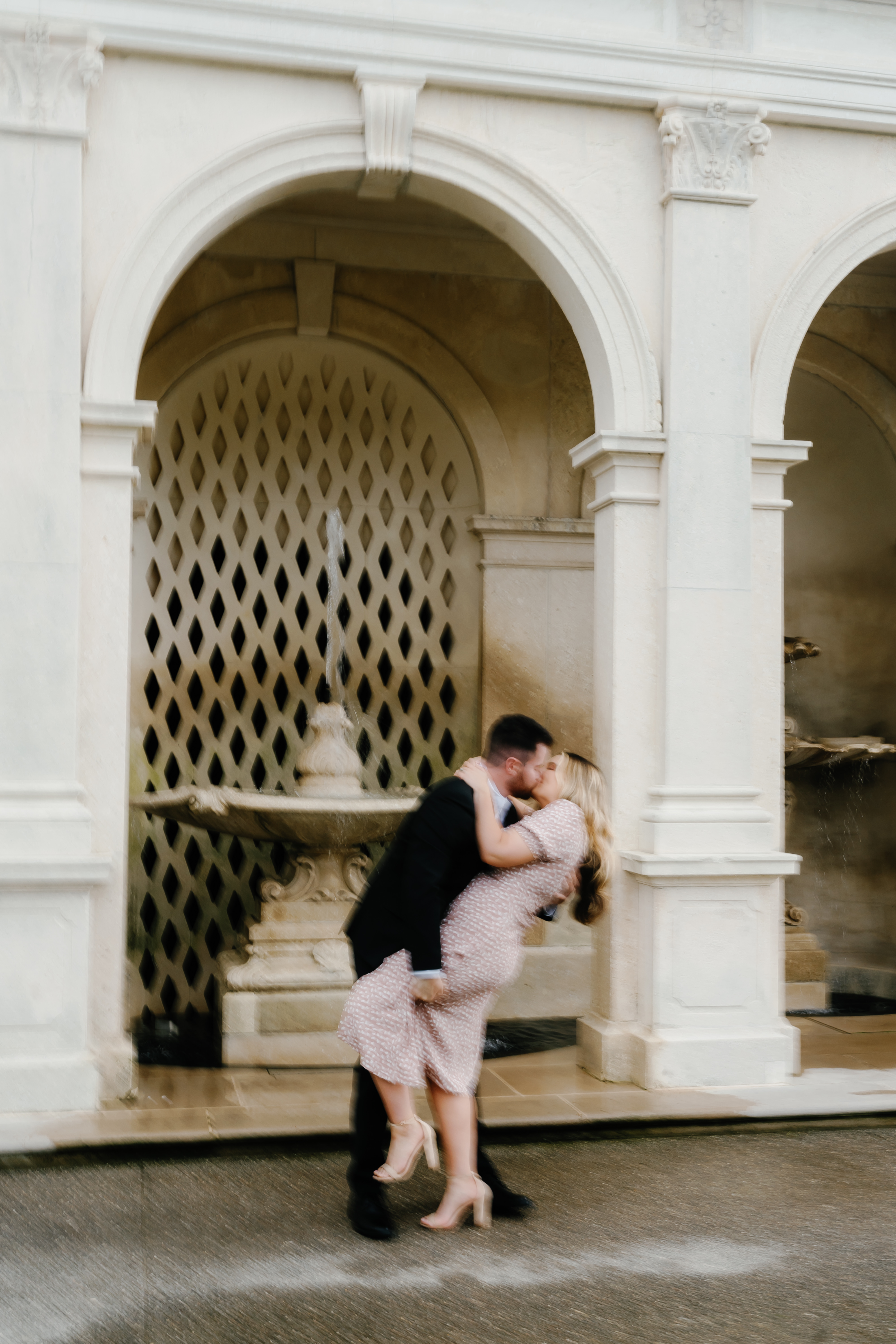 Spring Longwood Gardens Engagement Session Pennsylvania Wedding Photographer