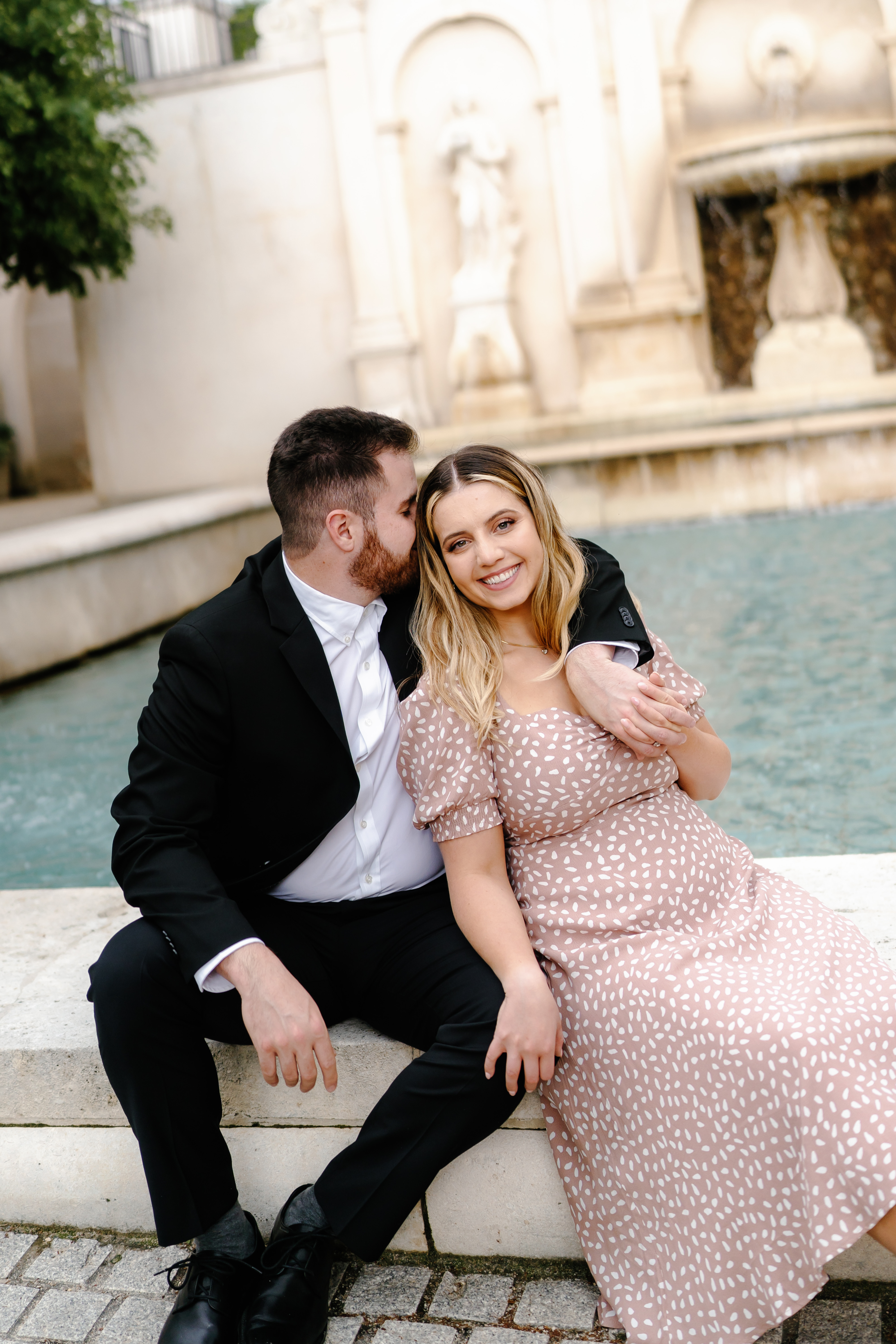 Spring Longwood Gardens Engagement Session Pennsylvania Wedding Photographer