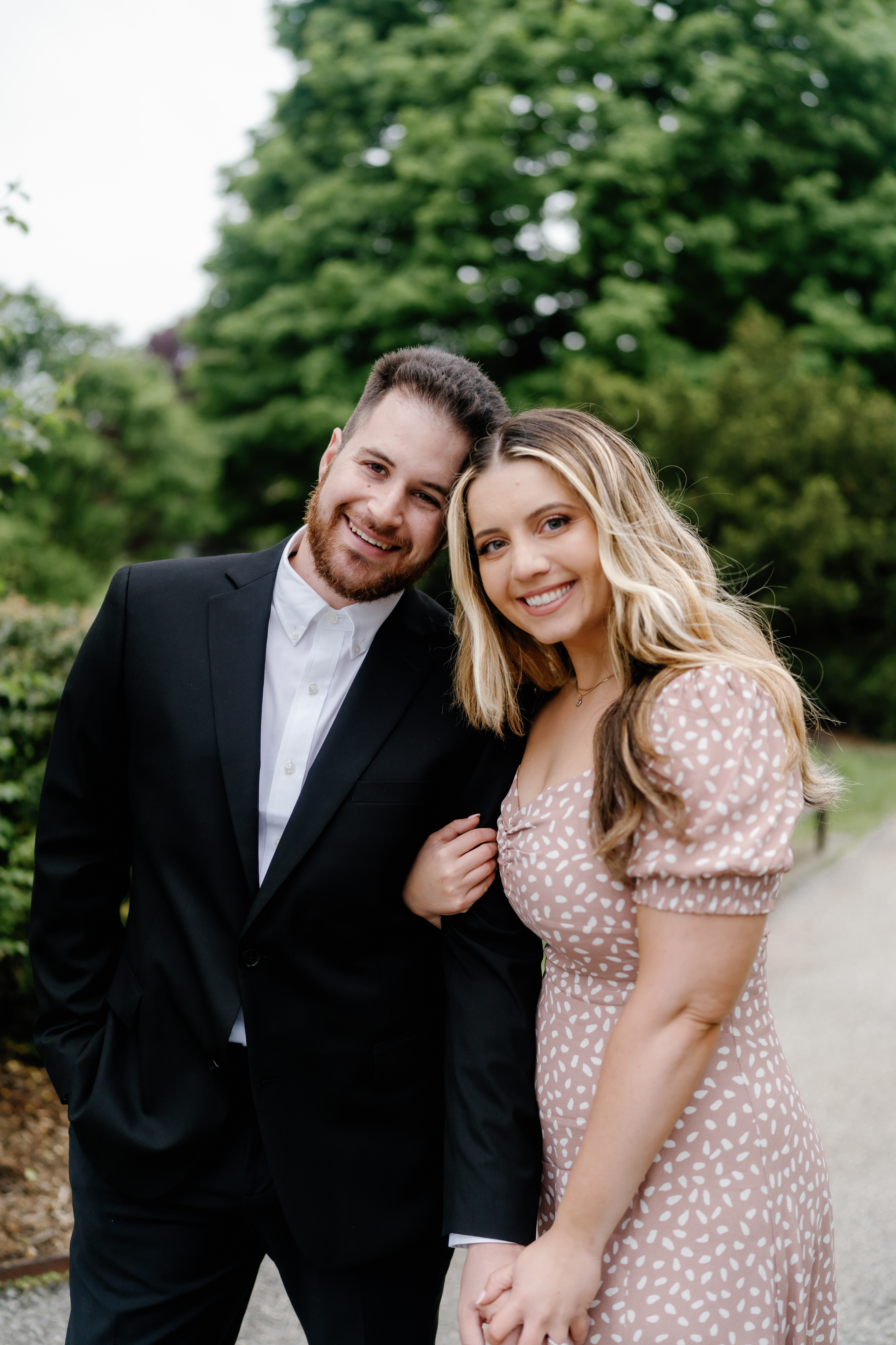 Spring Longwood Gardens Engagement Session Pennsylvania Wedding Photographer