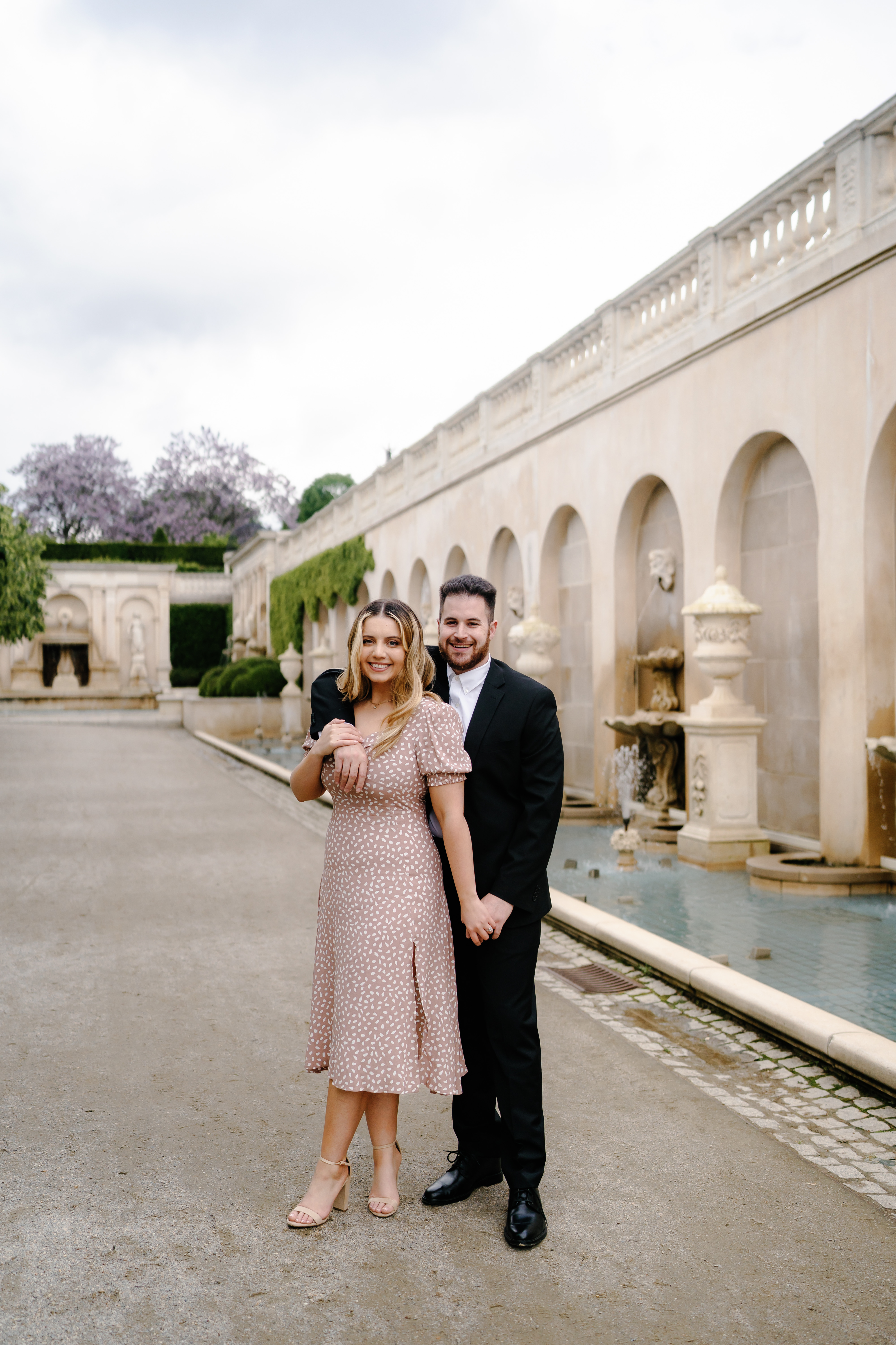 Spring Longwood Gardens Engagement Session Pennsylvania Wedding Photographer