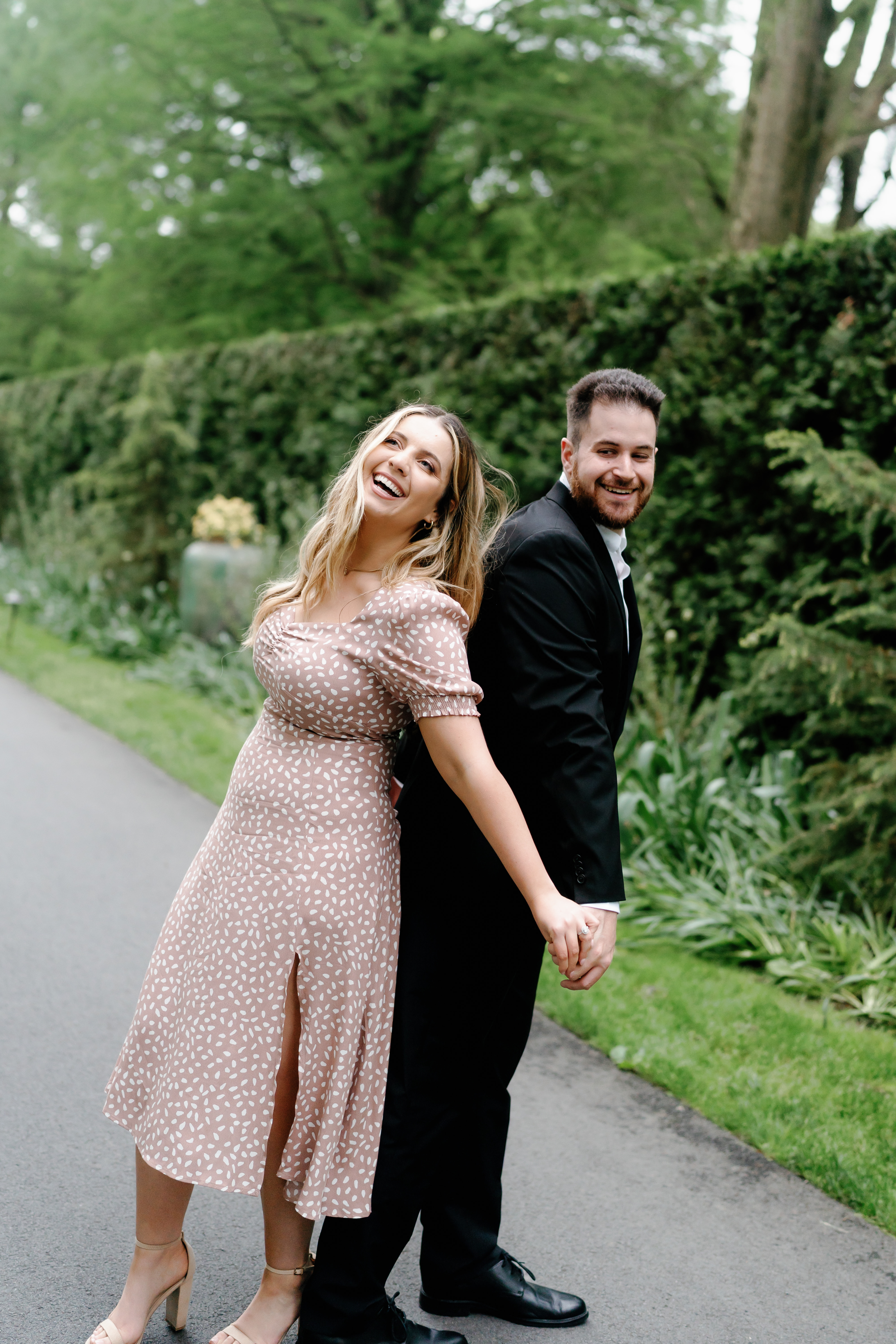 Spring Longwood Gardens Engagement Session Pennsylvania Wedding Photographer