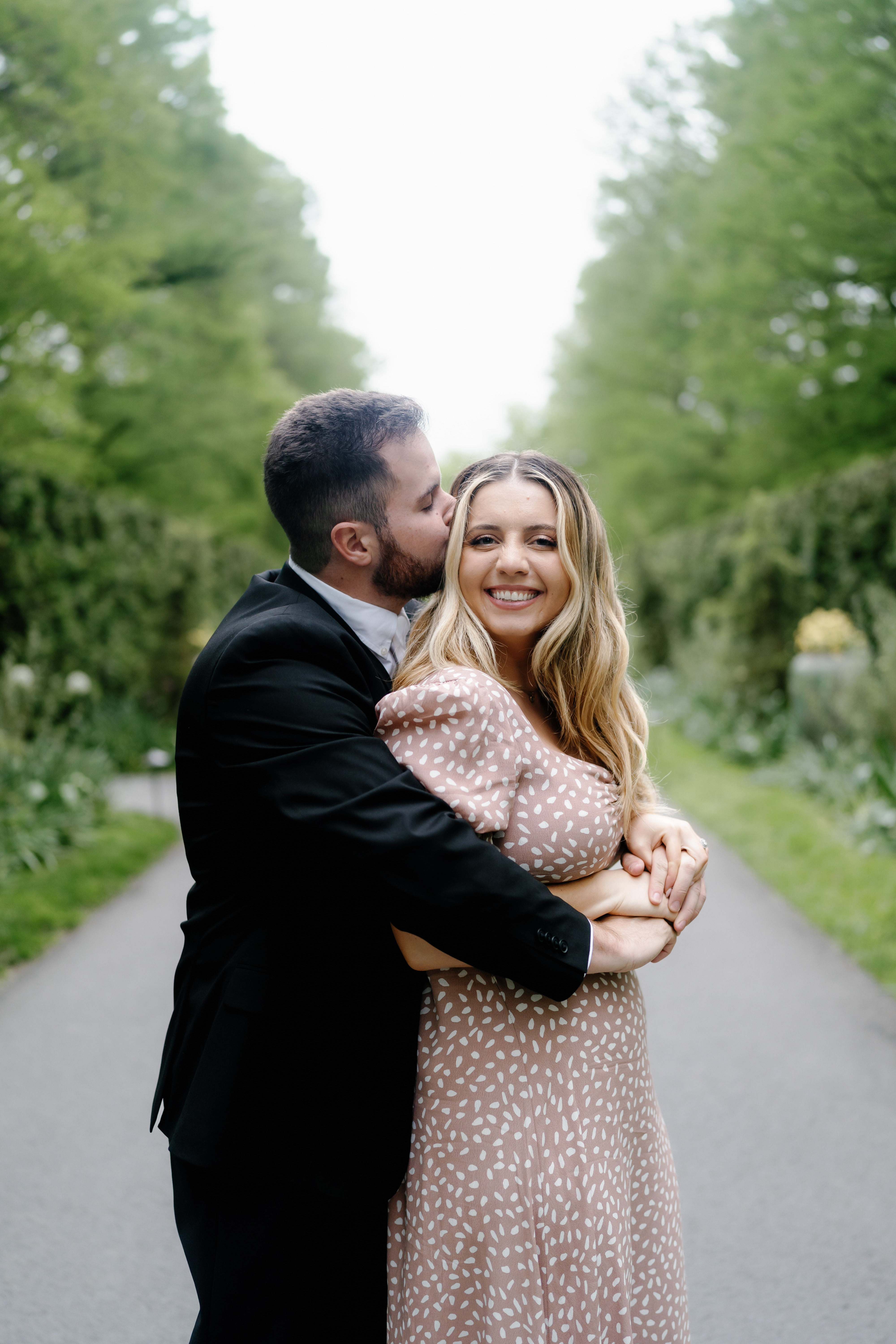 Spring Longwood Gardens Engagement Session Pennsylvania Wedding Photographer