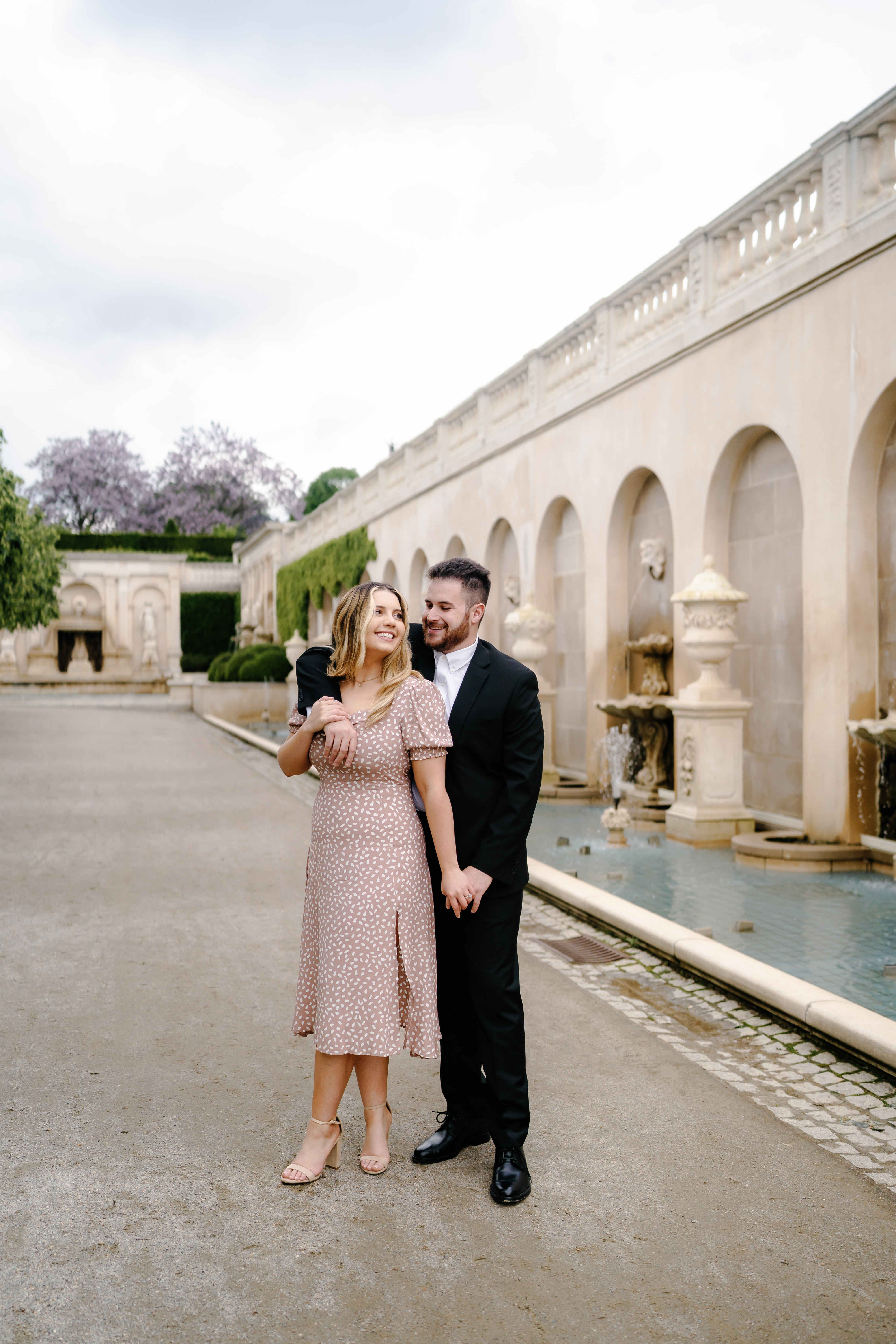 Spring Longwood Gardens Engagement Session Pennsylvania Wedding Photographer