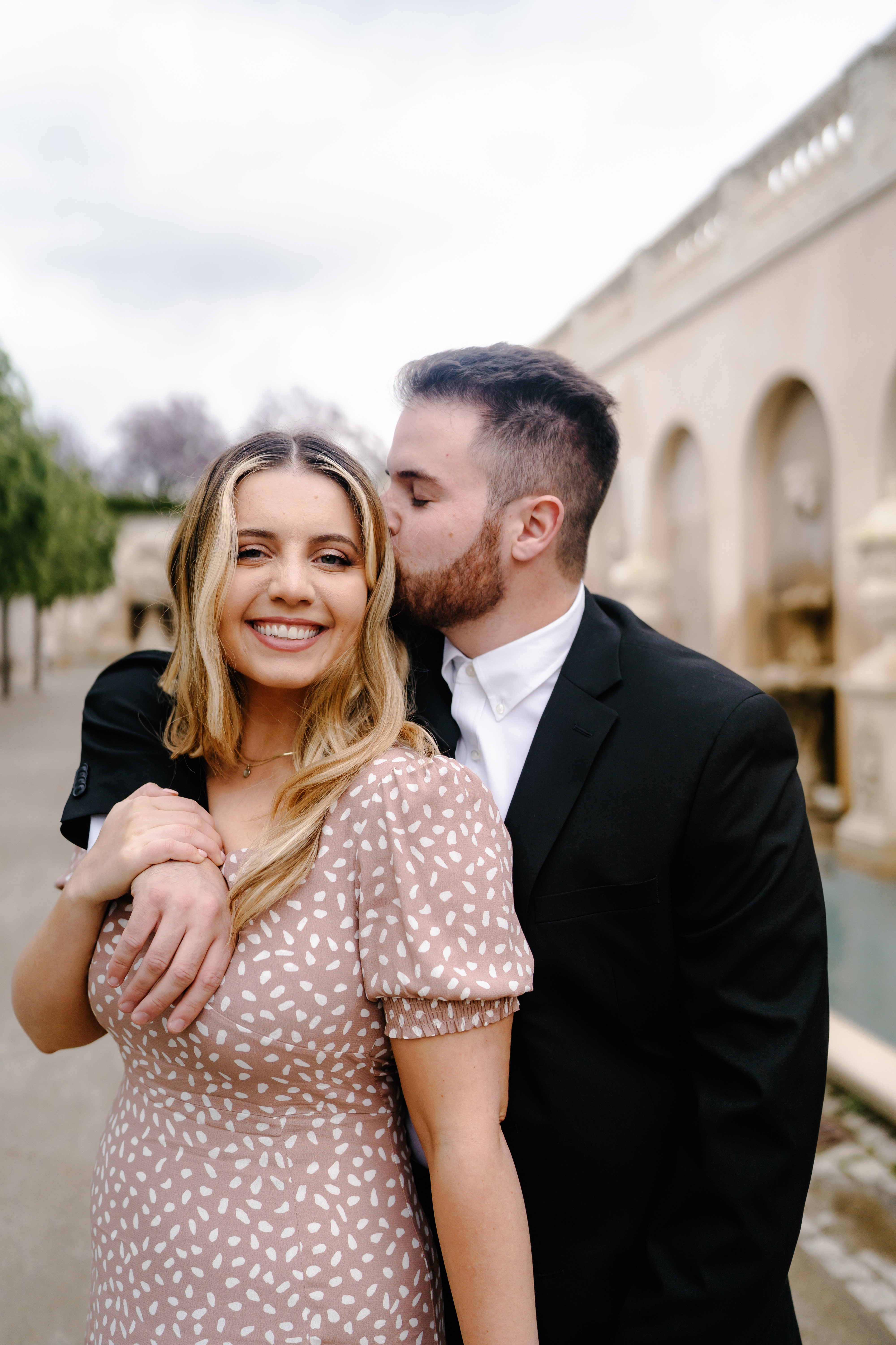 Spring Longwood Gardens Engagement Session Pennsylvania Wedding Photographer