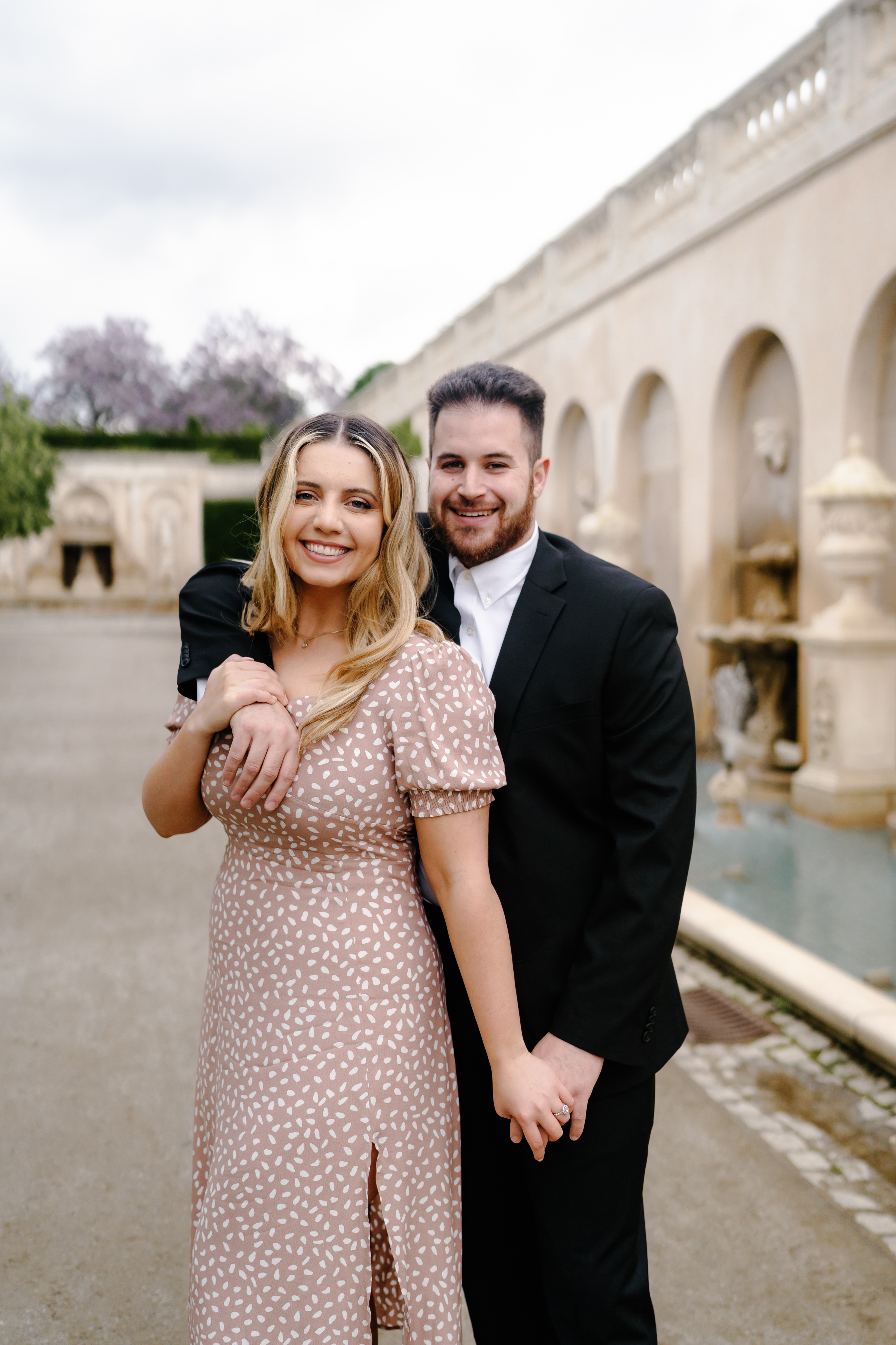 Spring Longwood Gardens Engagement Session Pennsylvania Wedding Photographer