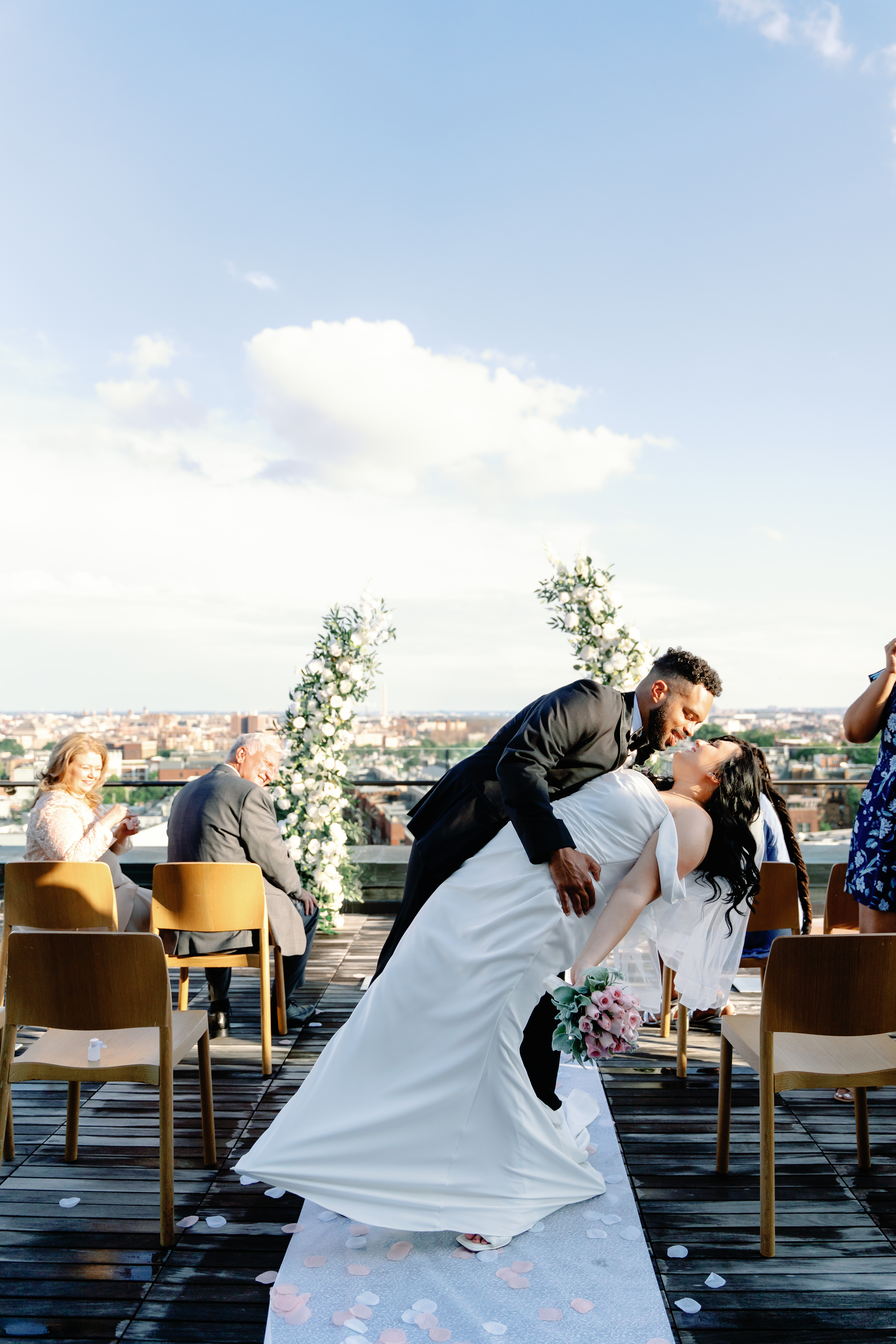 Summer The Line Hotel Elopement District of Columbia Wedding Photographer