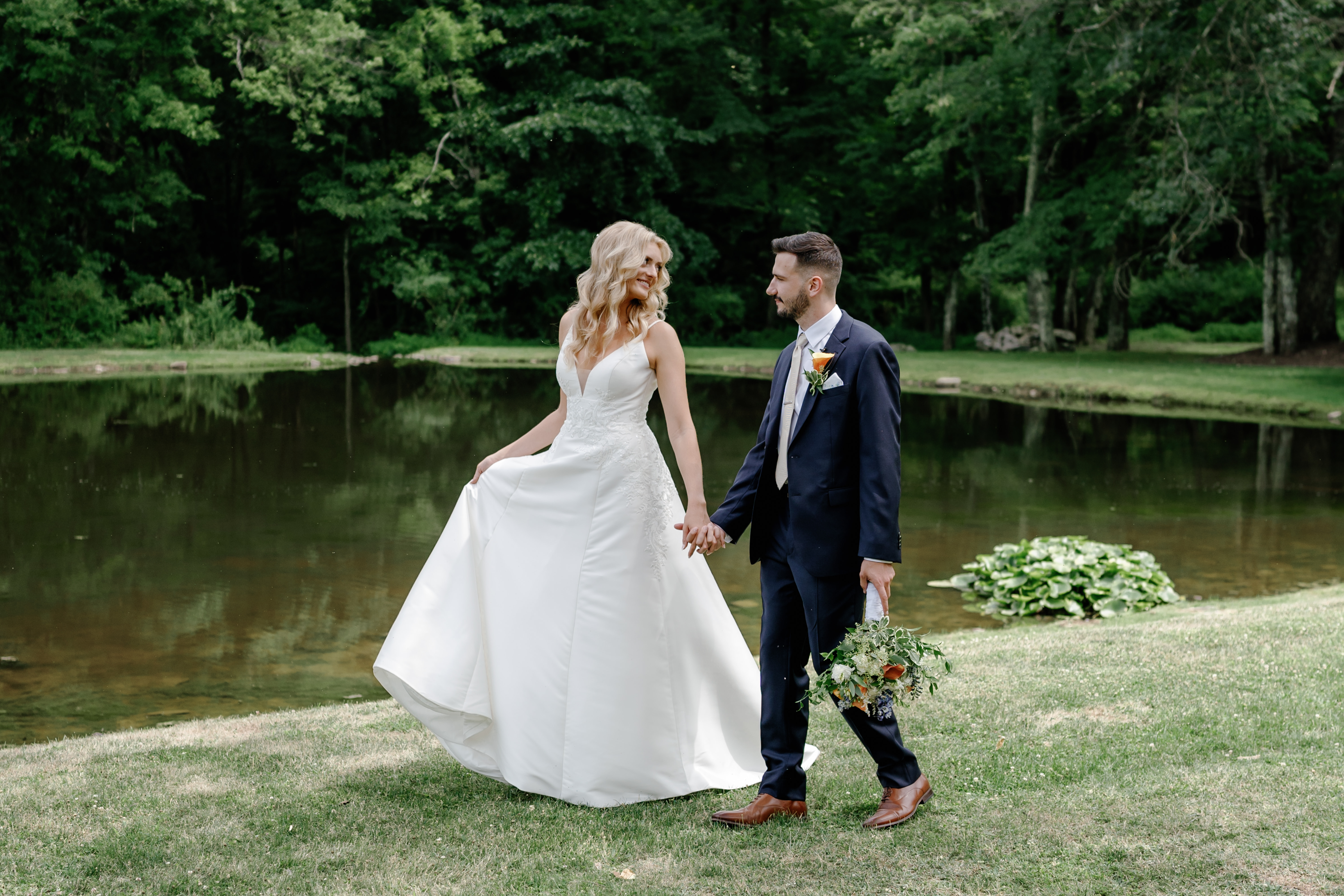 Summer The Lodge At Mountain Springs Lake Pennsylvania Wedding Photographer