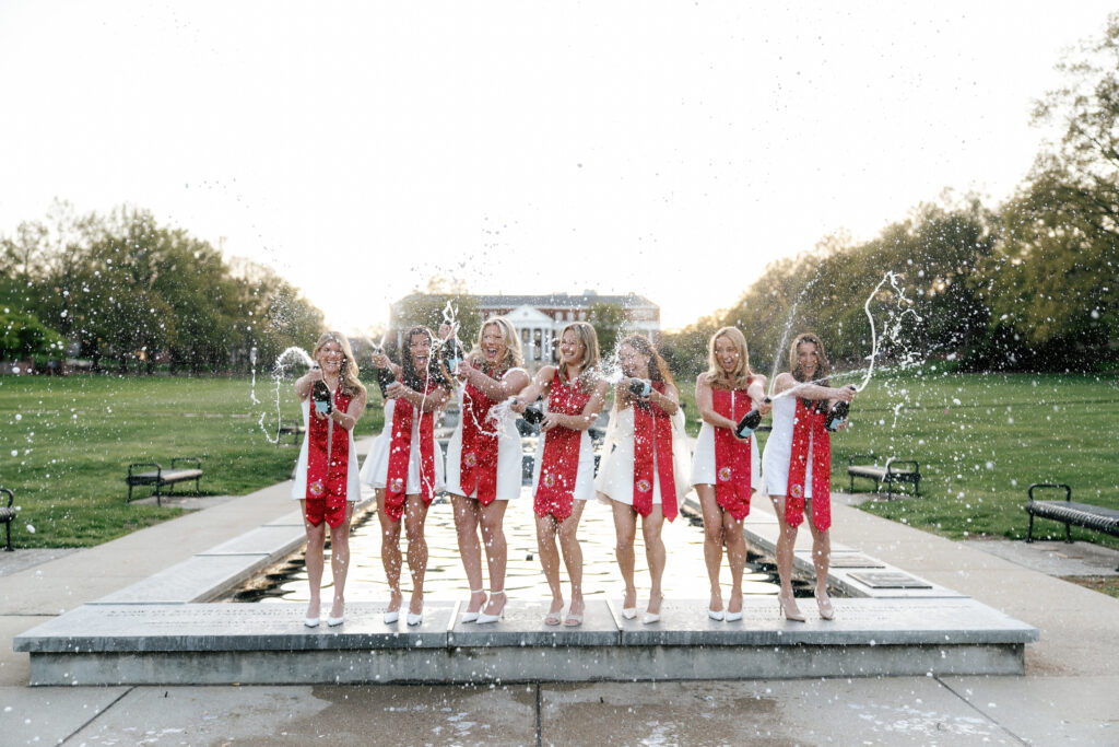 Spring Graduation Photography Session at The University of Maryland College Park, Maryland captured by UMD Graduation Photographer Brenna Marie Photography
