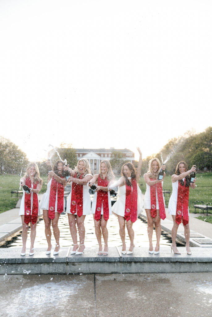 Spring Graduation Photography Session at The University of Maryland College Park, Maryland captured by UMD Graduation Photographer Brenna Marie Photography