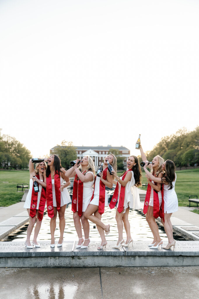 Spring Graduation Photography Session at The University of Maryland College Park, Maryland captured by UMD Graduation Photographer Brenna Marie Photography