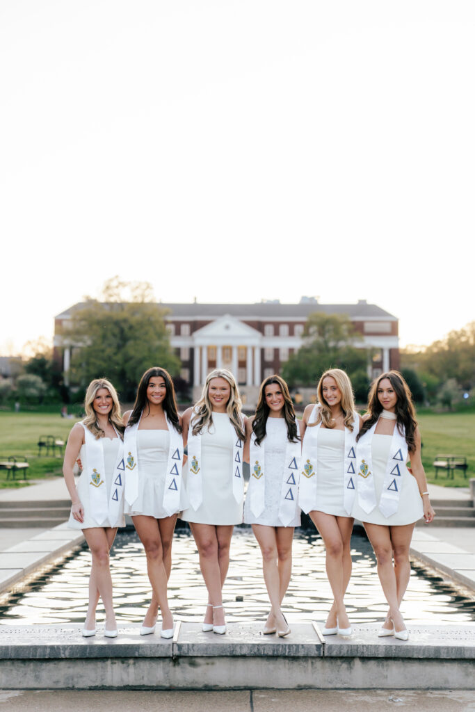 Spring Graduation Photography Session at The University of Maryland College Park, Maryland captured by UMD Graduation Photographer Brenna Marie Photography