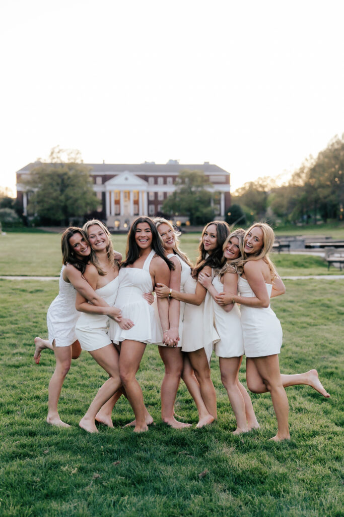 Spring Graduation Photography Session at The University of Maryland College Park, Maryland captured by UMD Graduation Photographer Brenna Marie Photography