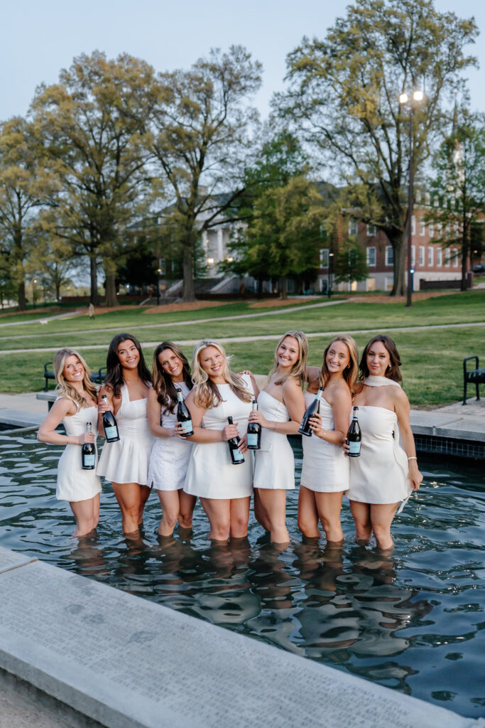 Spring Graduation Photography Session at The University of Maryland College Park, Maryland captured by UMD Graduation Photographer Brenna Marie Photography