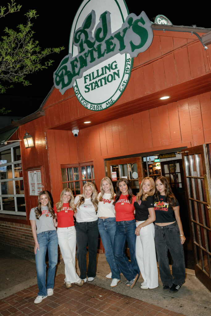 Spring Graduation Photography Session at RJ Bentley's College Park, Maryland captured by UMD Graduation Photographer Brenna Marie Photography