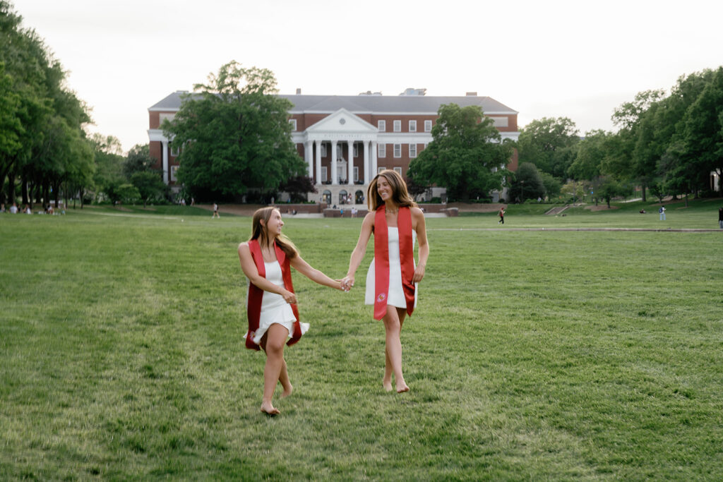 Motion Blur graduation photos at the university of maryland
