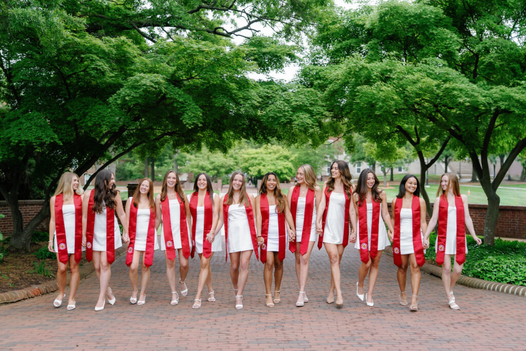 Graduation Photography at UMD McKeldin Mall College Park, Maryland captured by UMD Graduation Photographer Brenna Marie Photography