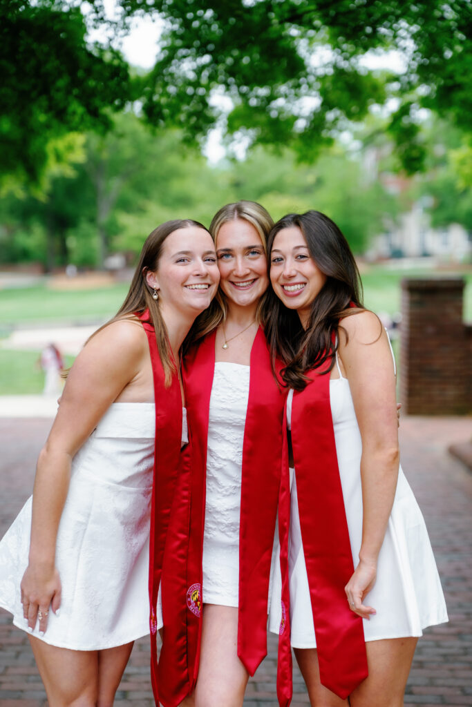 UMD Garden Graduation Photos at The University of Maryland College Park, Maryland captured by UMD Graduation Photographer Brenna Marie Photography