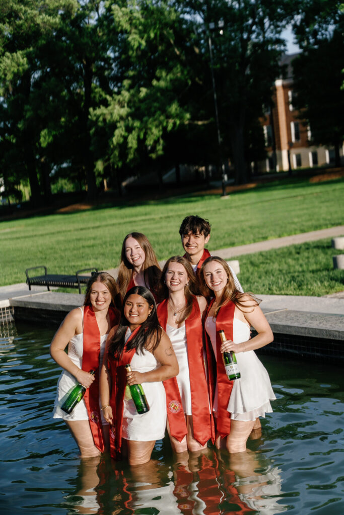 Graduation Photography at UMD McKeldin Mall College Park, Maryland captured by UMD Graduation Photographer Brenna Marie Photography