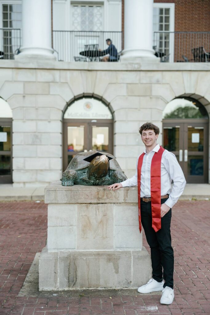 Graduation Photoshoot outfit ideas for masculine college graduation photography